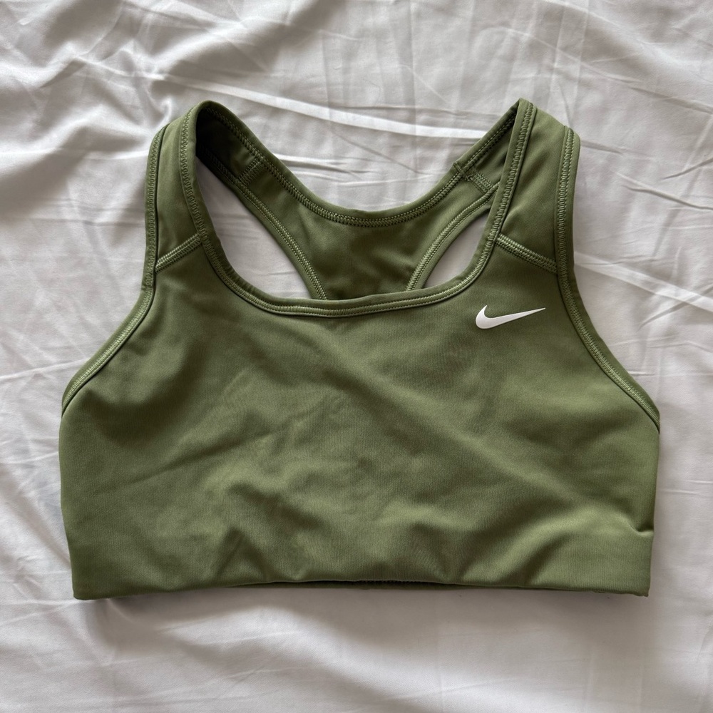 Nike Women Olive Green Sports Bra